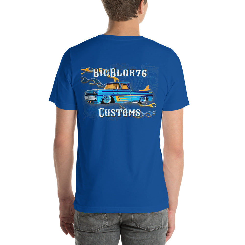 Short-sleeve unisex t-shirt - Big Blok 76 Customs - SRQ Diecast Custom Apparel