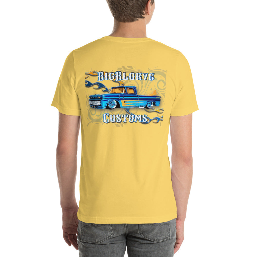 Short-sleeve unisex t-shirt - Big Blok 76 Customs - SRQ Diecast Custom Apparel