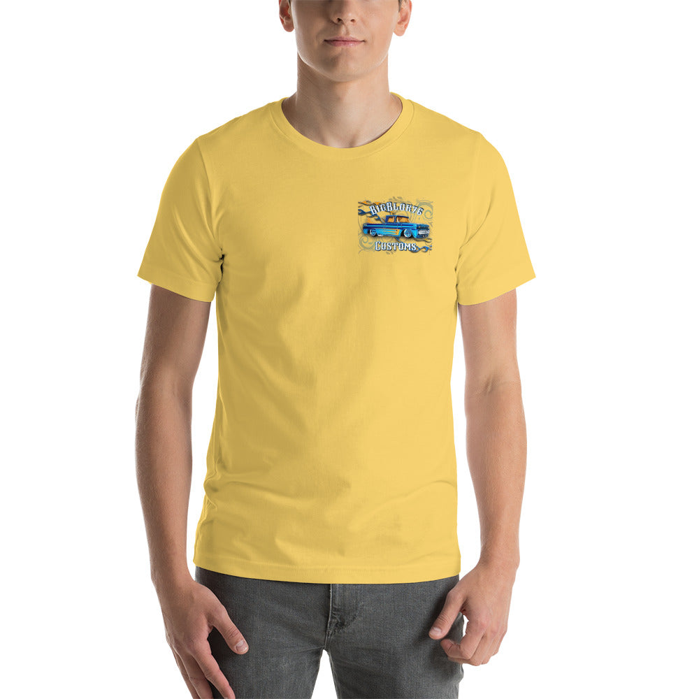 Short-sleeve unisex t-shirt - Big Blok 76 Customs - SRQ Diecast Custom Apparel