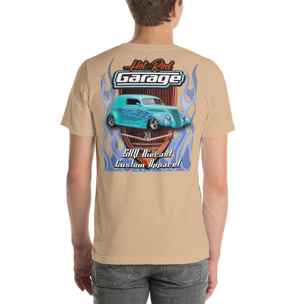 Unisex t-shirt - Hot Rod Garage 2 - SRQ Diecast Custom Apparel