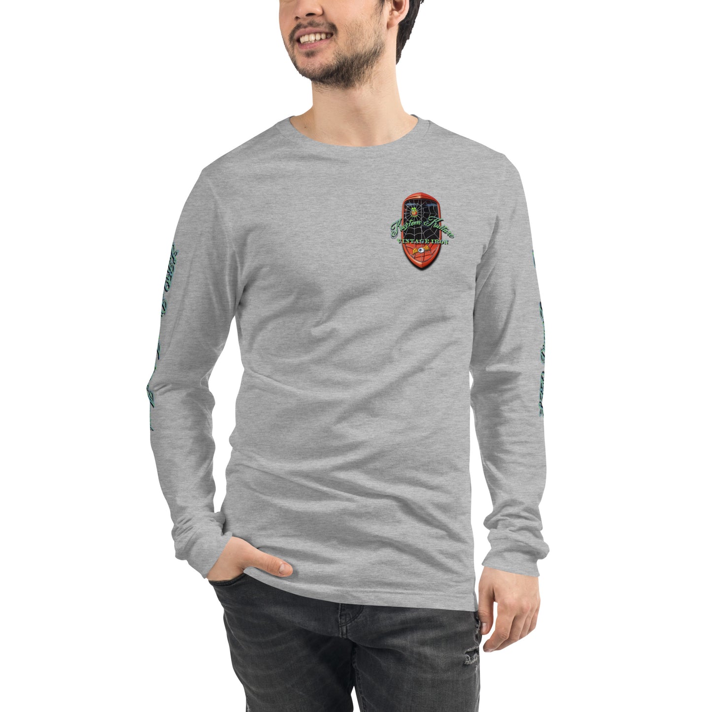 Unisex Long Sleeve Tee - Kustom Kulture Grille - SRQ Diecast Custom Apparel