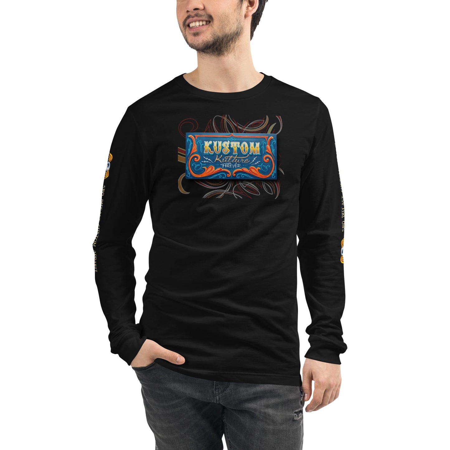 Unisex Long Sleeve Tee - Kustom Kulture Forever - SRQ Diecast Custom Apparel