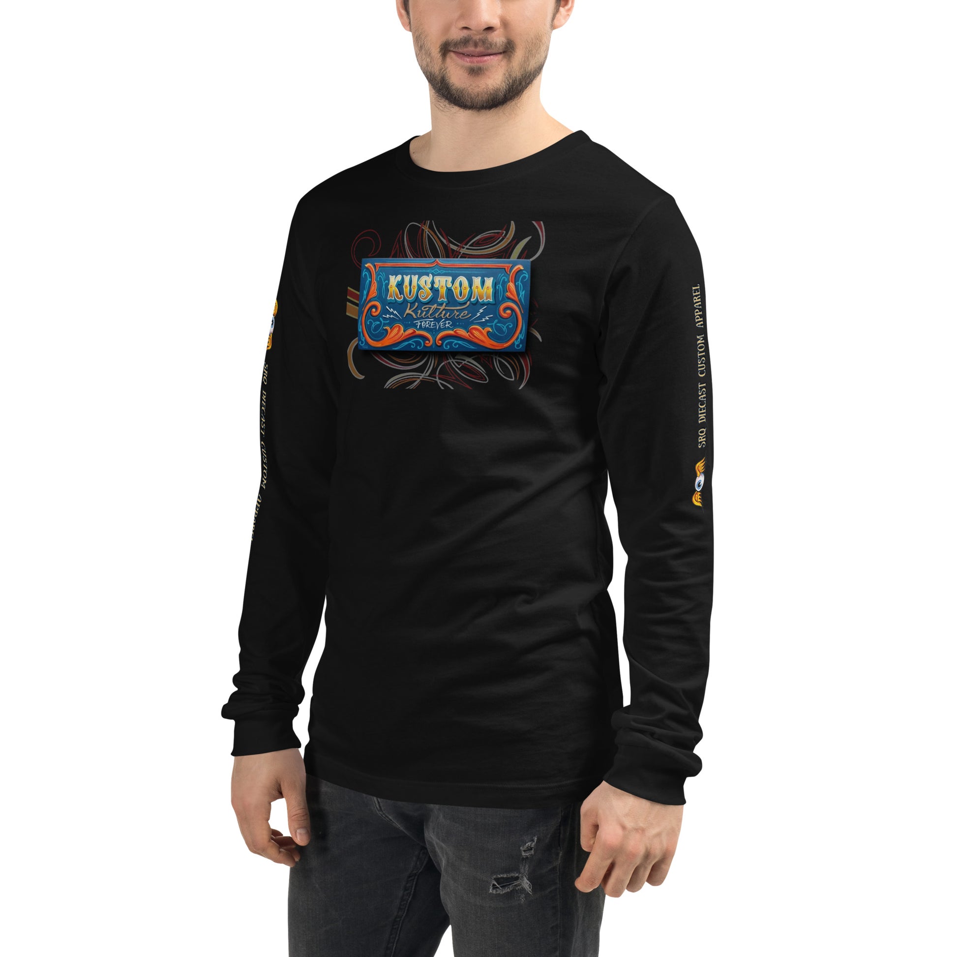 Unisex Long Sleeve Tee - Kustom Kulture Forever - SRQ Diecast Custom Apparel