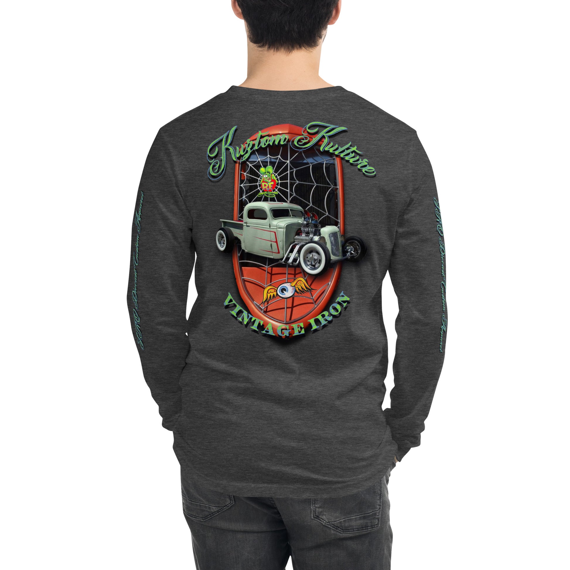 Unisex Long Sleeve Tee - Kustom Kulture Grille - SRQ Diecast Custom Apparel