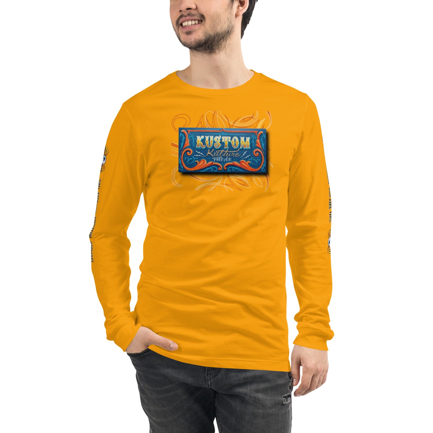 Unisex Long Sleeve Tee - Kustom Kulture Forever - SRQ Diecast Custom Apparel