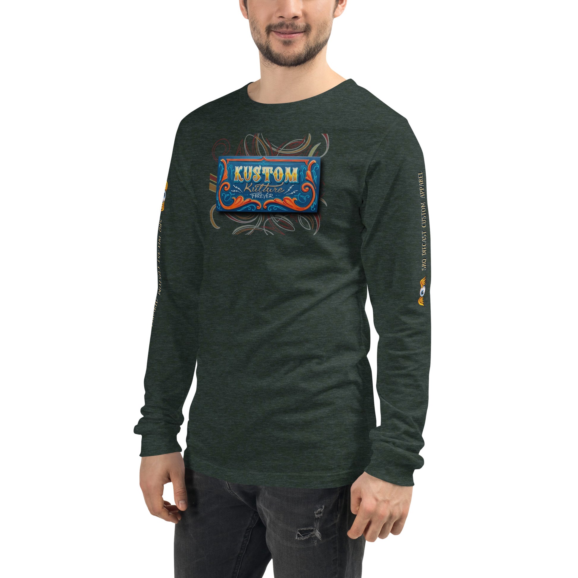 Unisex Long Sleeve Tee - Kustom Kulture Forever - SRQ Diecast Custom Apparel