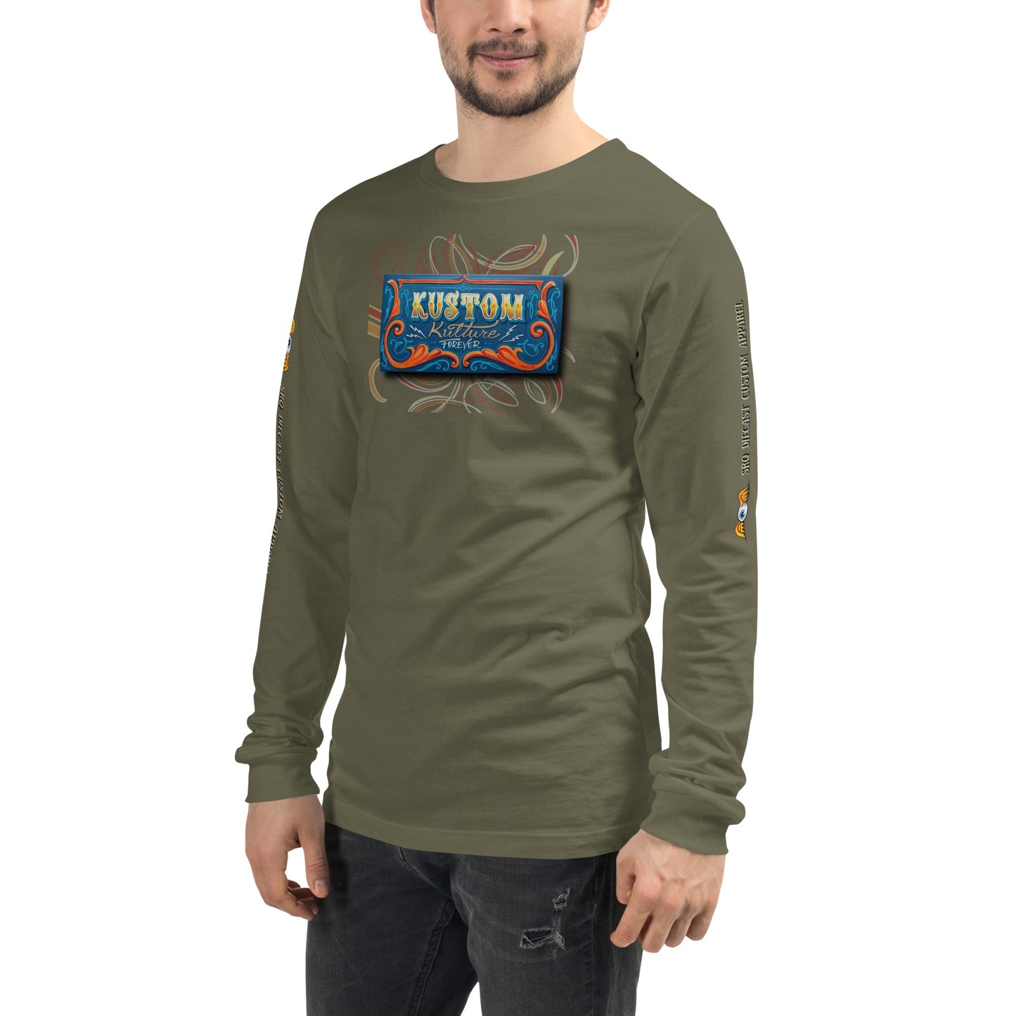 Unisex Long Sleeve Tee - Kustom Kulture Forever - SRQ Diecast Custom Apparel