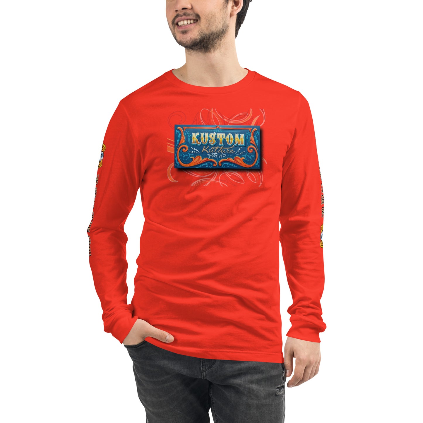 Unisex Long Sleeve Tee - Kustom Kulture Forever - SRQ Diecast Custom Apparel