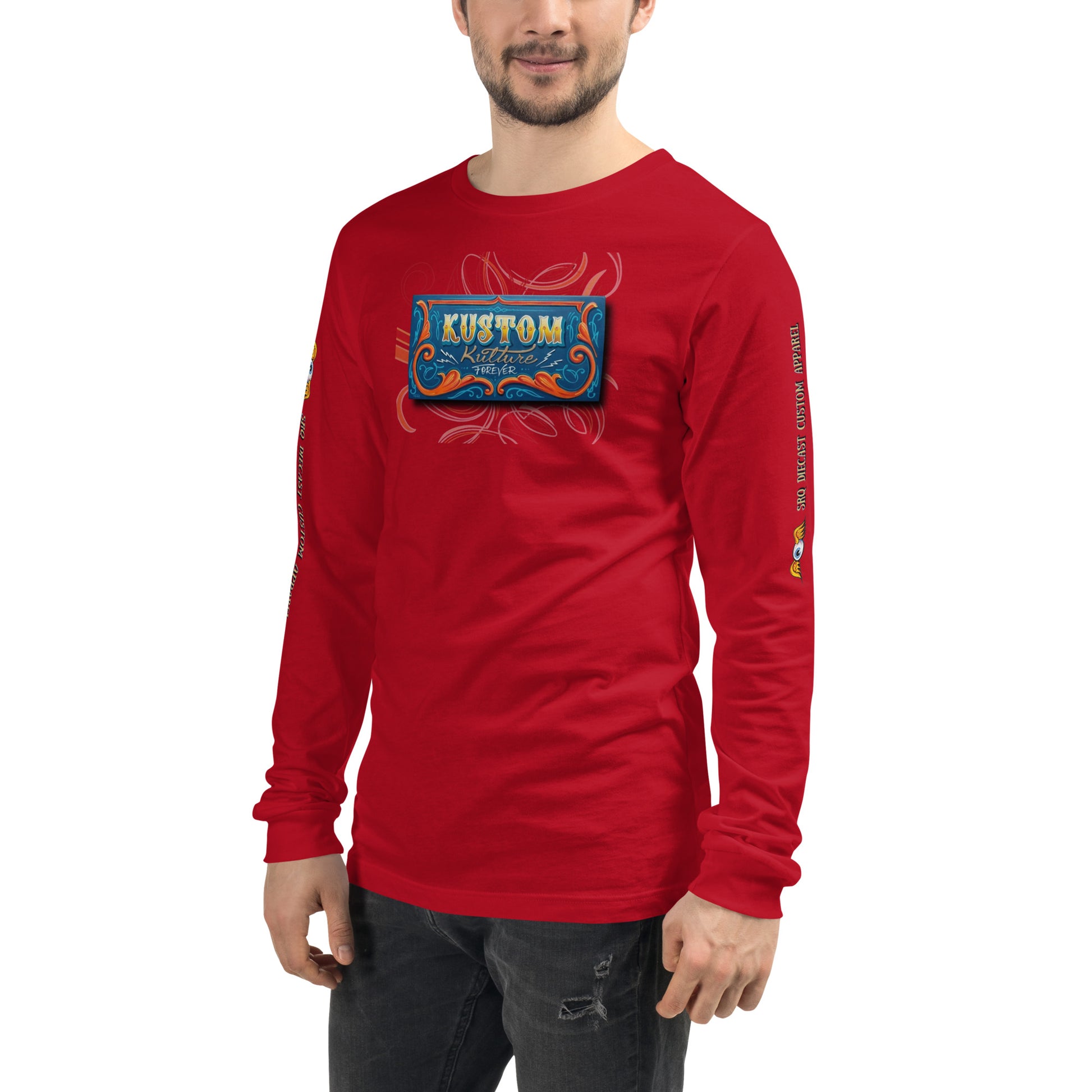 Unisex Long Sleeve Tee - Kustom Kulture Forever - SRQ Diecast Custom Apparel