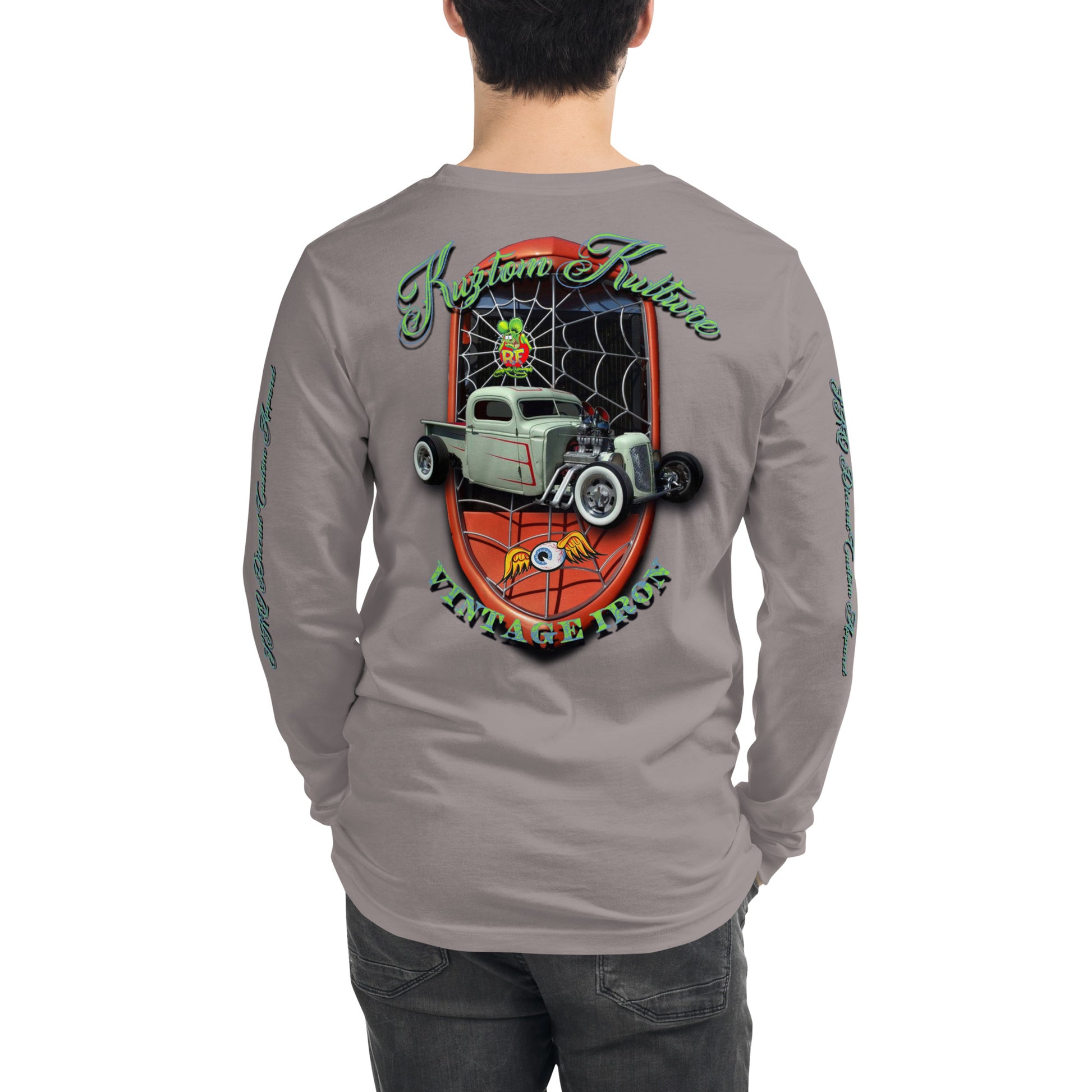 Unisex Long Sleeve Tee - Kustom Kulture Grille - SRQ Diecast Custom Apparel