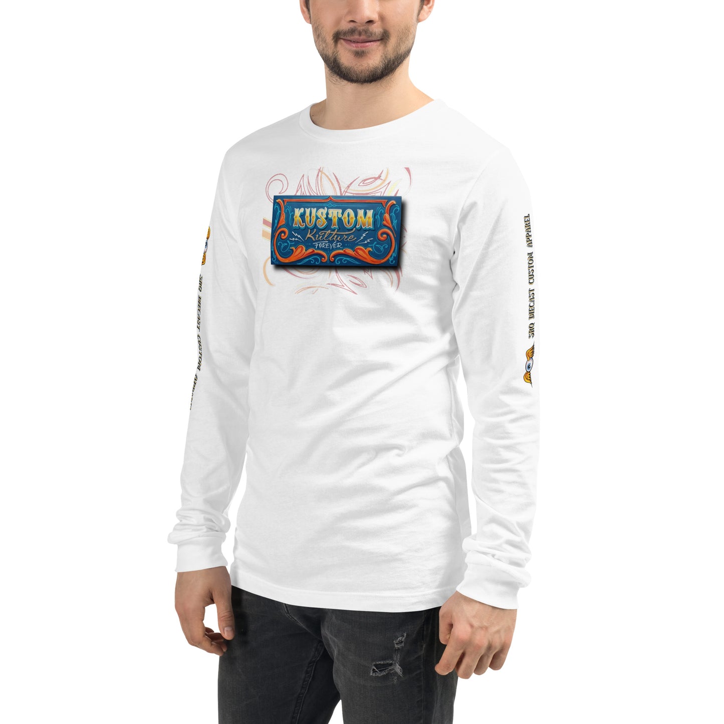 Unisex Long Sleeve Tee - Kustom Kulture Forever - SRQ Diecast Custom Apparel