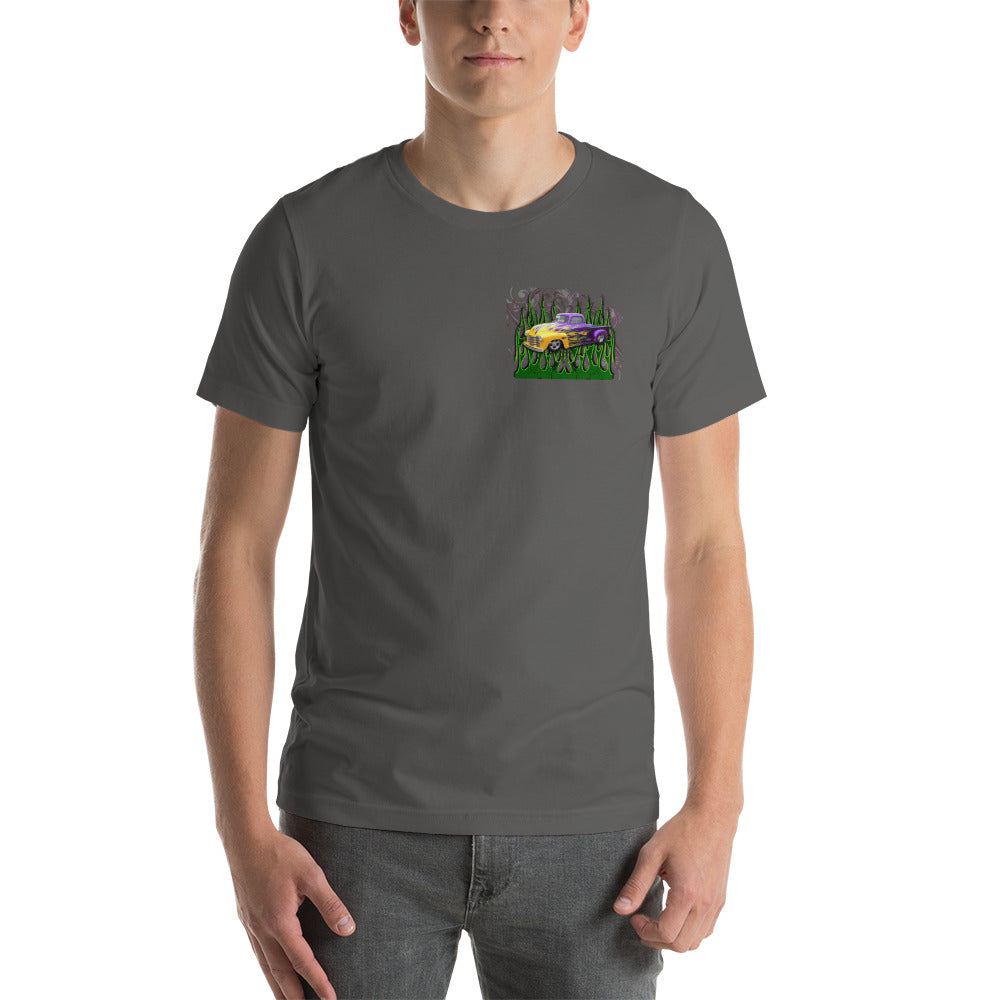 Unisex t-shirt - Classic Truckin’ - Yellow Text - SRQ Diecast Custom Apparel