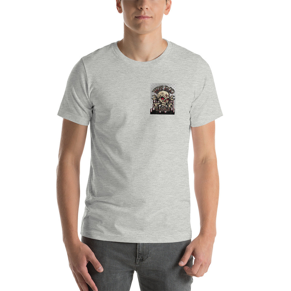 Unisex t-shirt - Hot Rod Garage - SRQ Diecast Custom Apparel