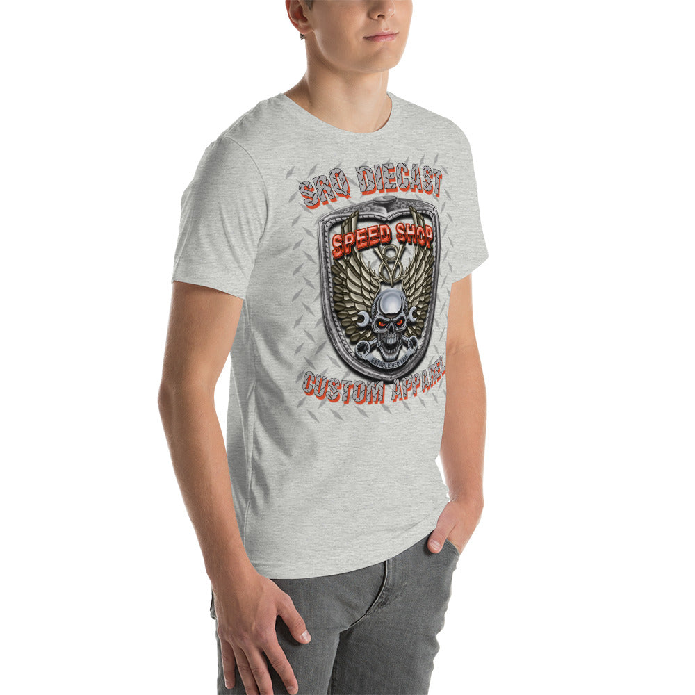 Unisex t-shirt - Speed Shop - SRQ Diecast Custom Apparel