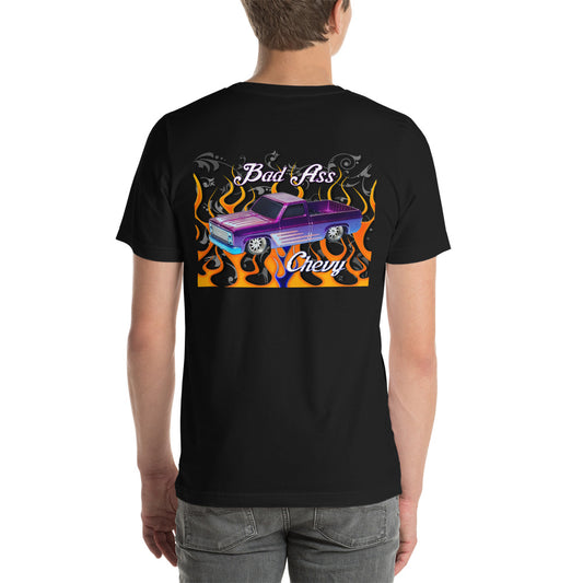Unisex t-shirt - Bad Ass Chevy Black - SRQ Diecast CA