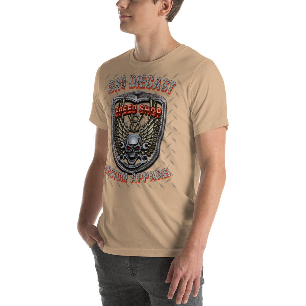 Unisex t-shirt - Speed Shop - SRQ Diecast Custom Apparel