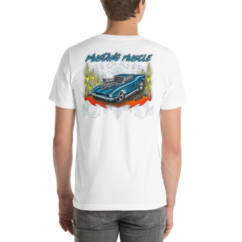 Short-Sleeve Unisex T-Shirt - Mustang Muscle - SRQ Diecast Custom Apparel