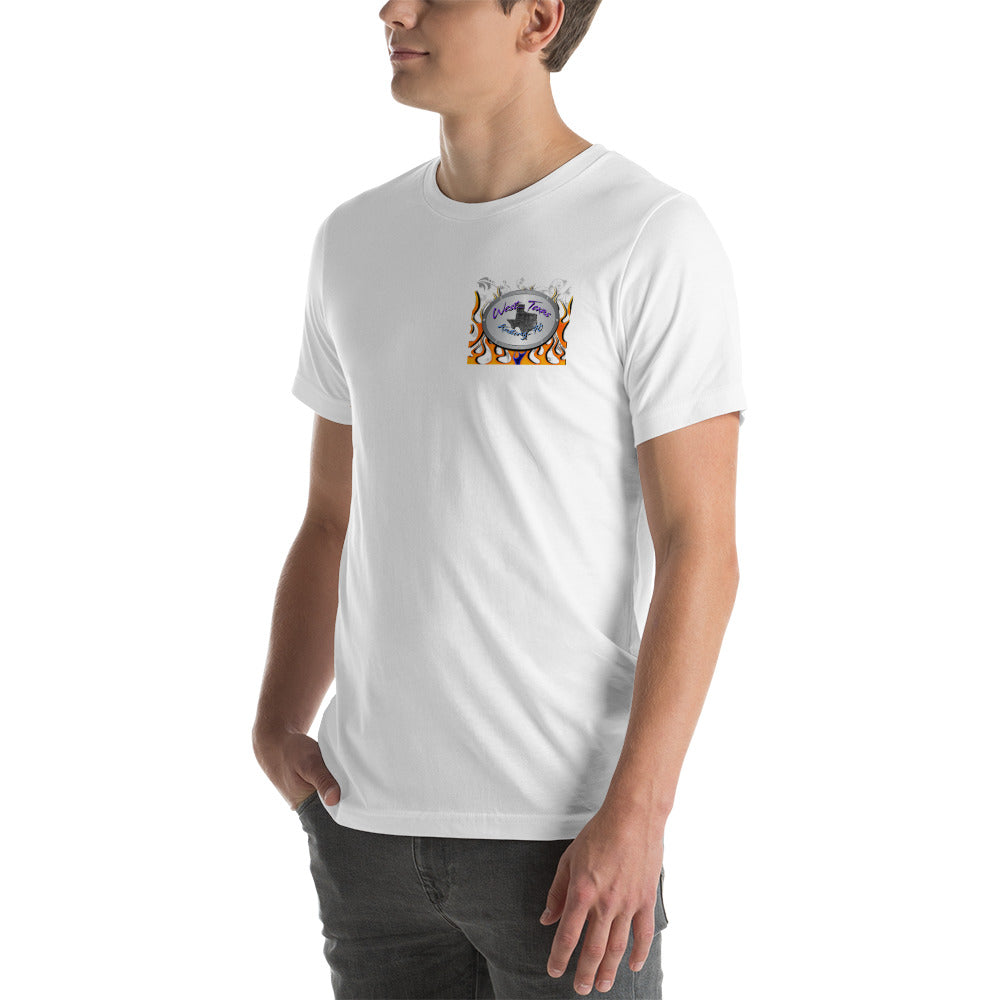 Unisex t-shirt - Bad Ass Chevy White - SRQ Diecast Custom Apparel