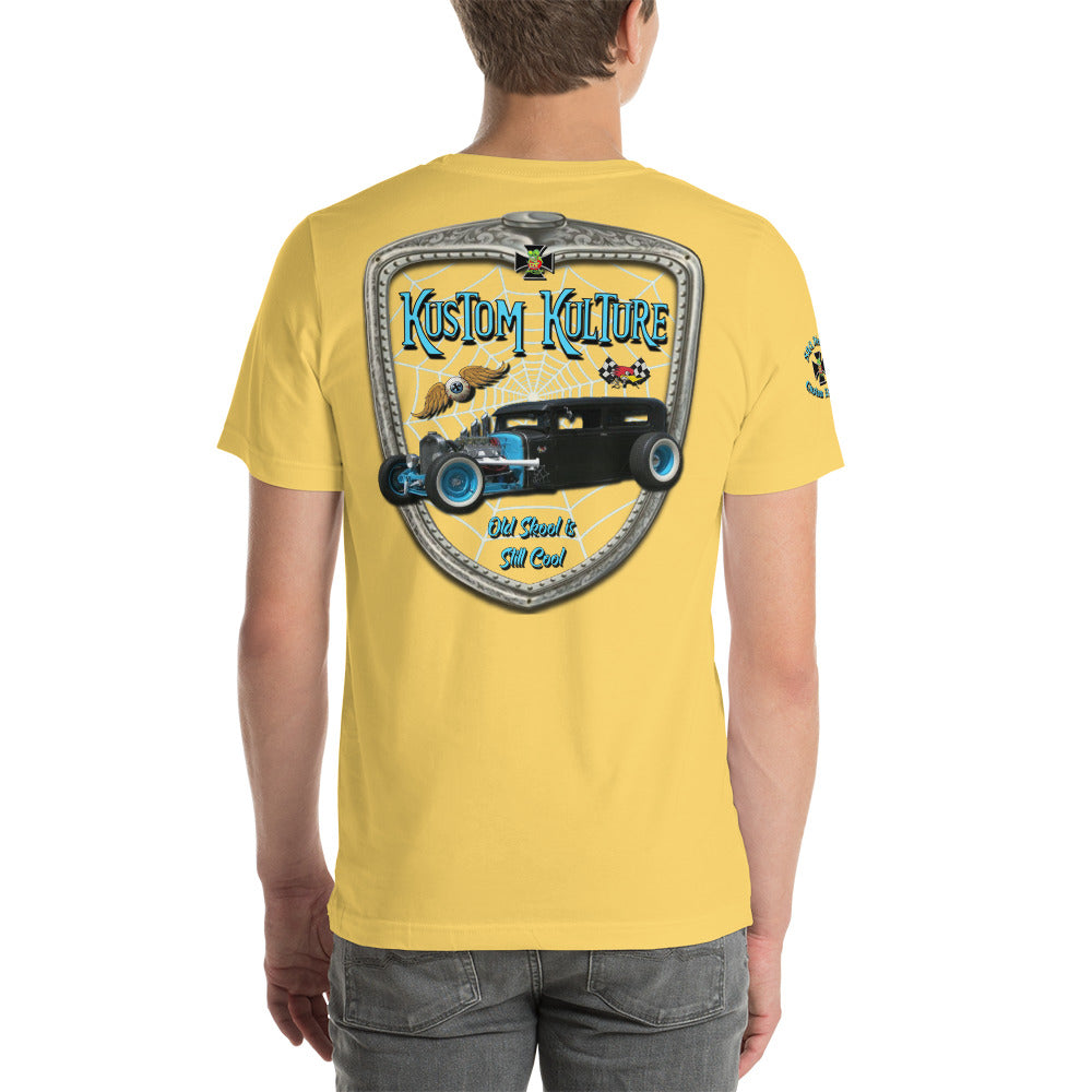 Unisex t-shirt - Kustom Kulture 2 - Teal - SRQ Diecast Custom Apparel